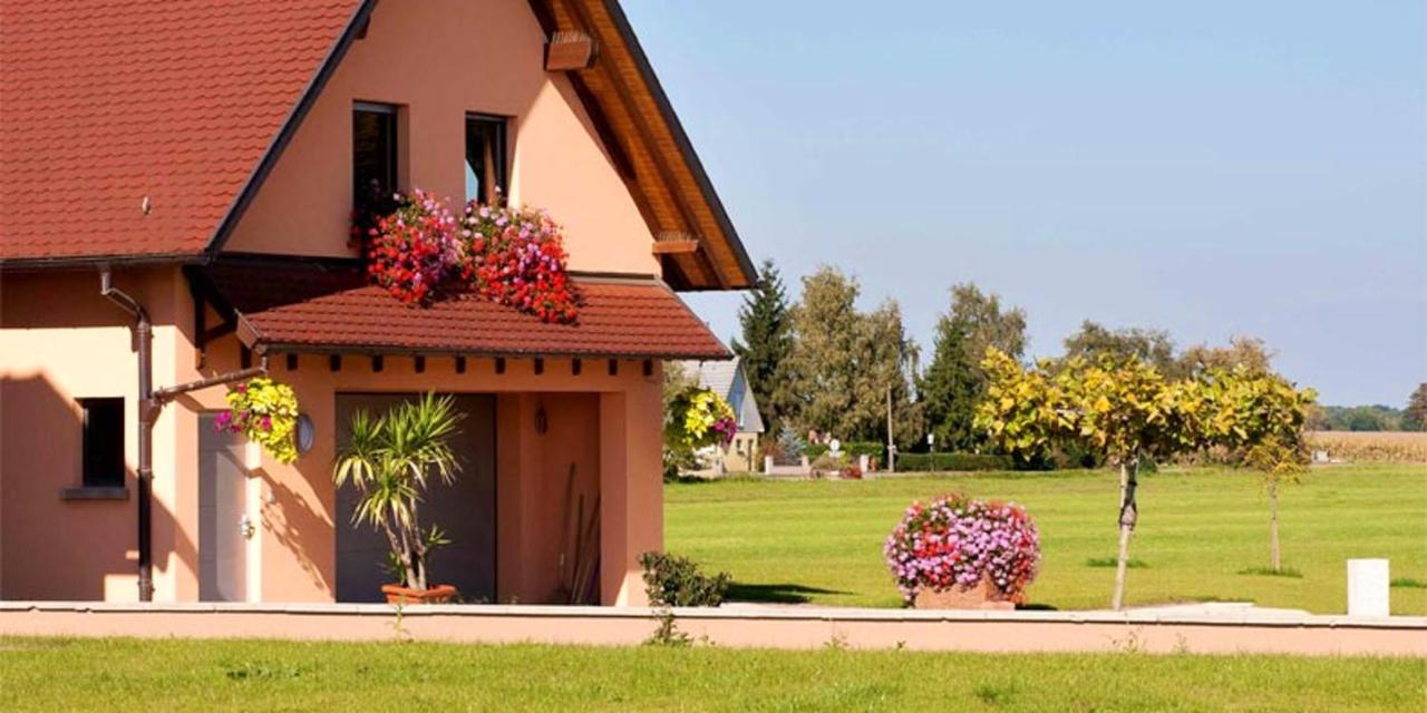 Maison Accueillante A Ebersheim Avec Vue Sur Les Montagnes Esterno foto